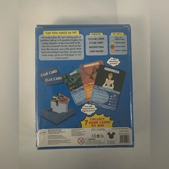 Skillmatics Collectible Card Game Guess In 10 Disney Edition New Sealed - Picture 3 of 3